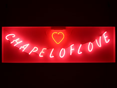 chapel of love neon sign