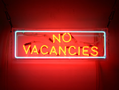 no vacancies neon sign rental