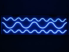waves neon sign hire