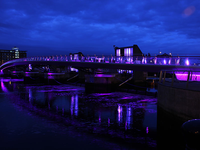 Lagan Weir Bridge, Belfast 