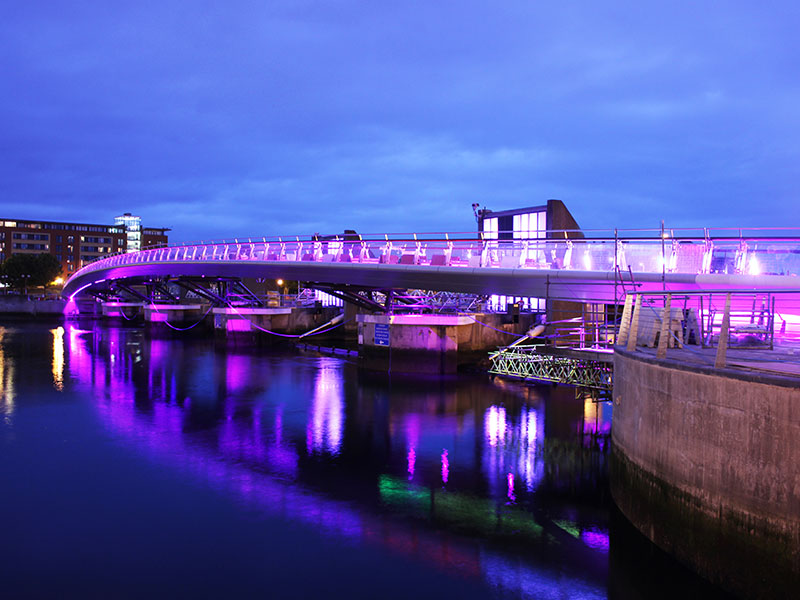 Lagan Weir Bridge, Belfast 