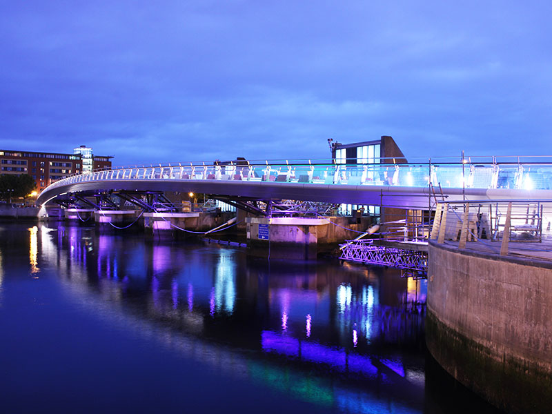 Lagan Weir Bridge, Belfast 