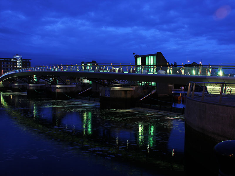 Lagan Weir Bridge, Belfast 