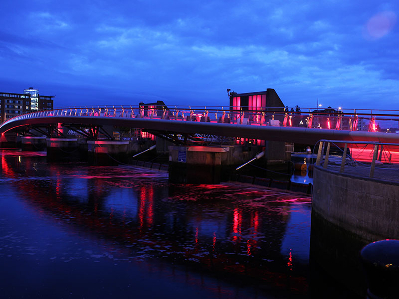 Lagan Weir Bridge, Belfast 