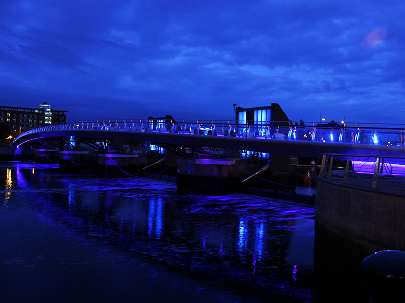 Lagan Weir Bridge, Belfast 