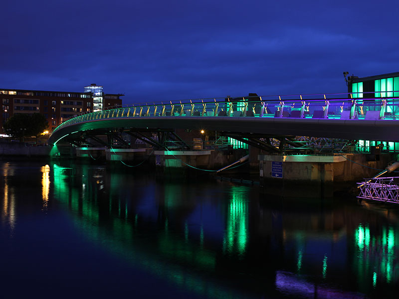 Lagan Weir Bridge, Belfast 
