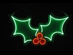Mistletoe christmas sign to hire