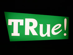 green true lightbox